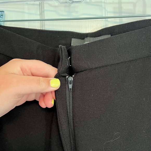 Amanda + Chelsea | Black Ponte Straight-Leg Ankle Pants, Size 20W - EUC - Picture 5 of 8
